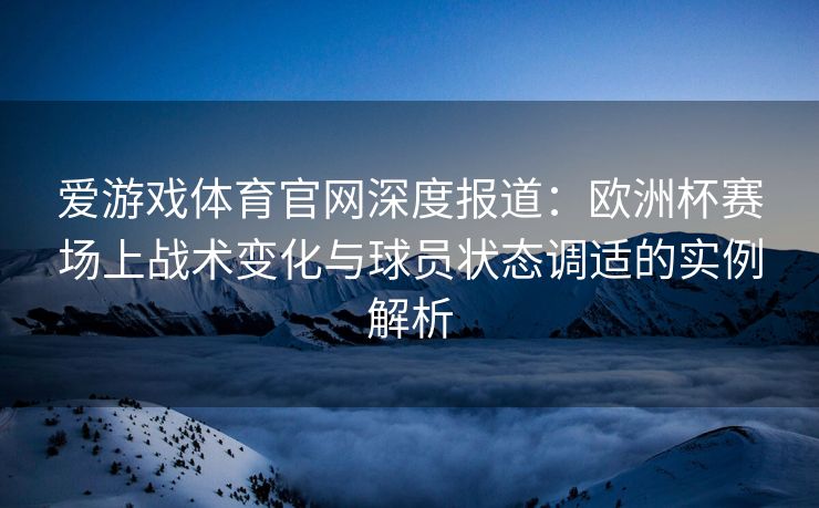 爱游戏体育官网深度报道：欧洲杯赛场上战术变化与球员状态调适的实例解析